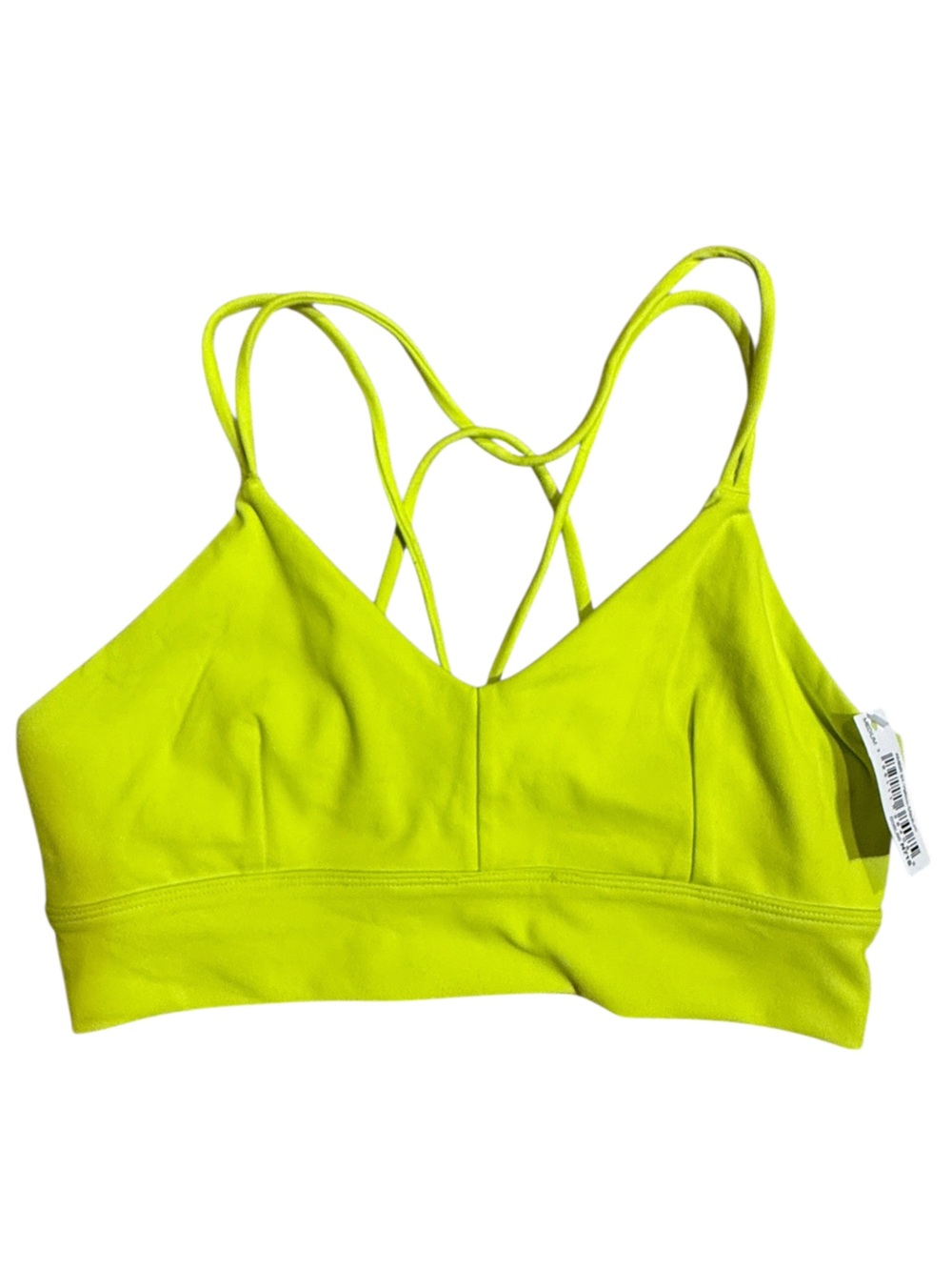 NWT Core 10 Medium Neon Lime Strappy Low-Impact Sports Bralette
